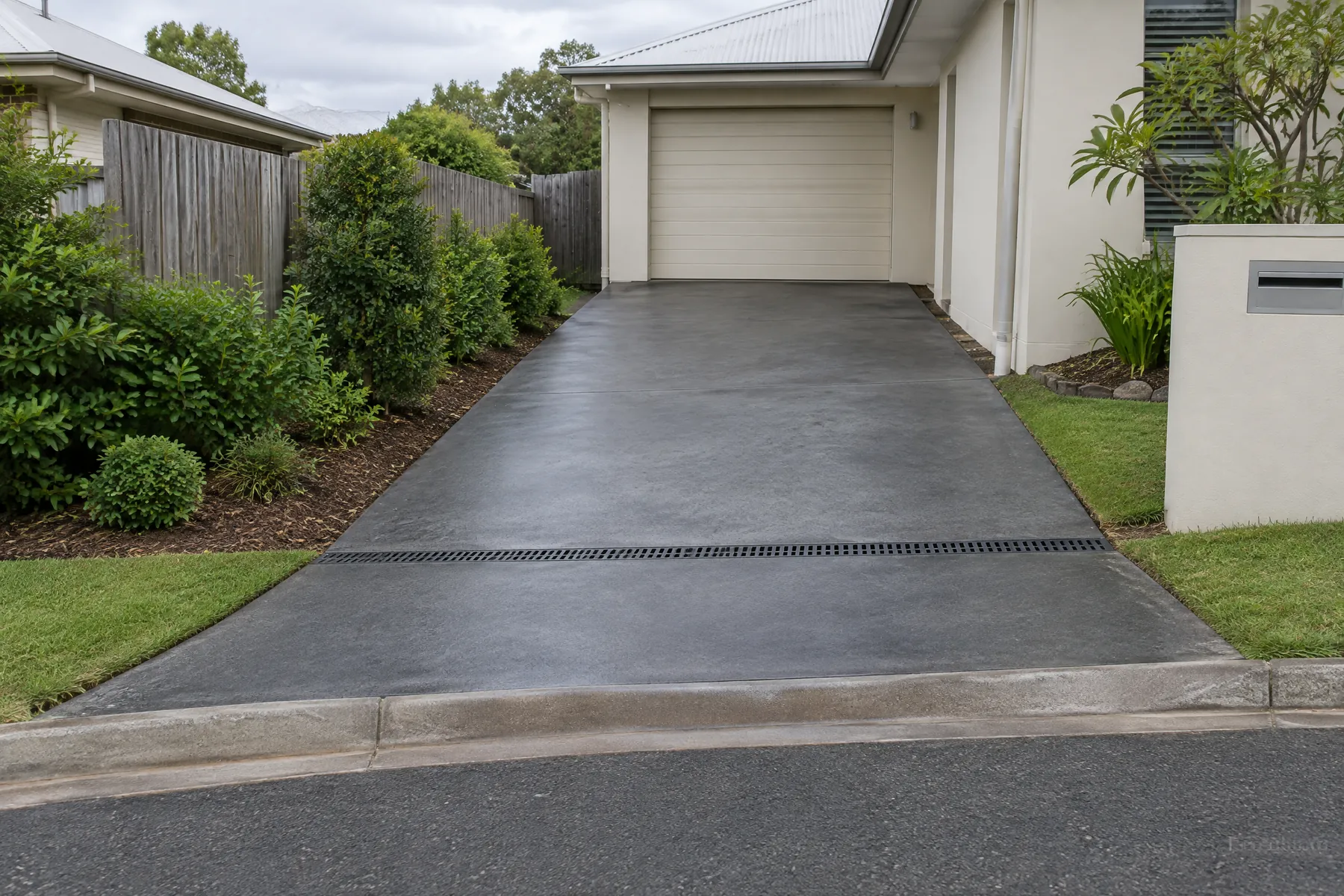 Illustrative concrete site-planning detail for brassall; not a completed local job
