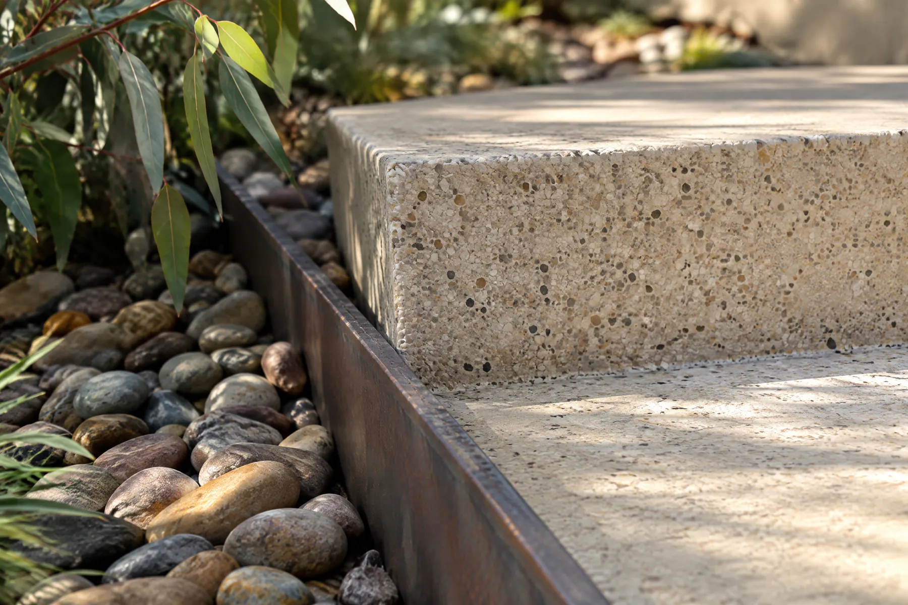 Illustrative concrete site-planning detail for brookwater; not a completed local job