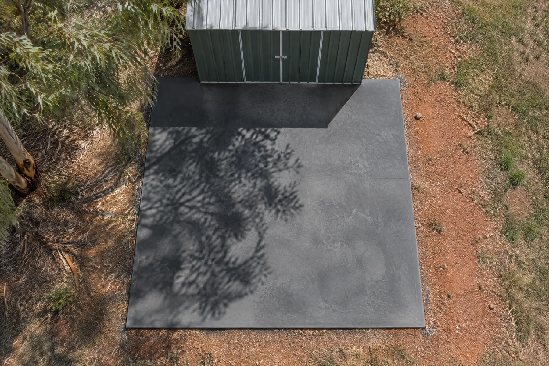 Illustrative concrete site-planning detail for raceview; not a completed local job