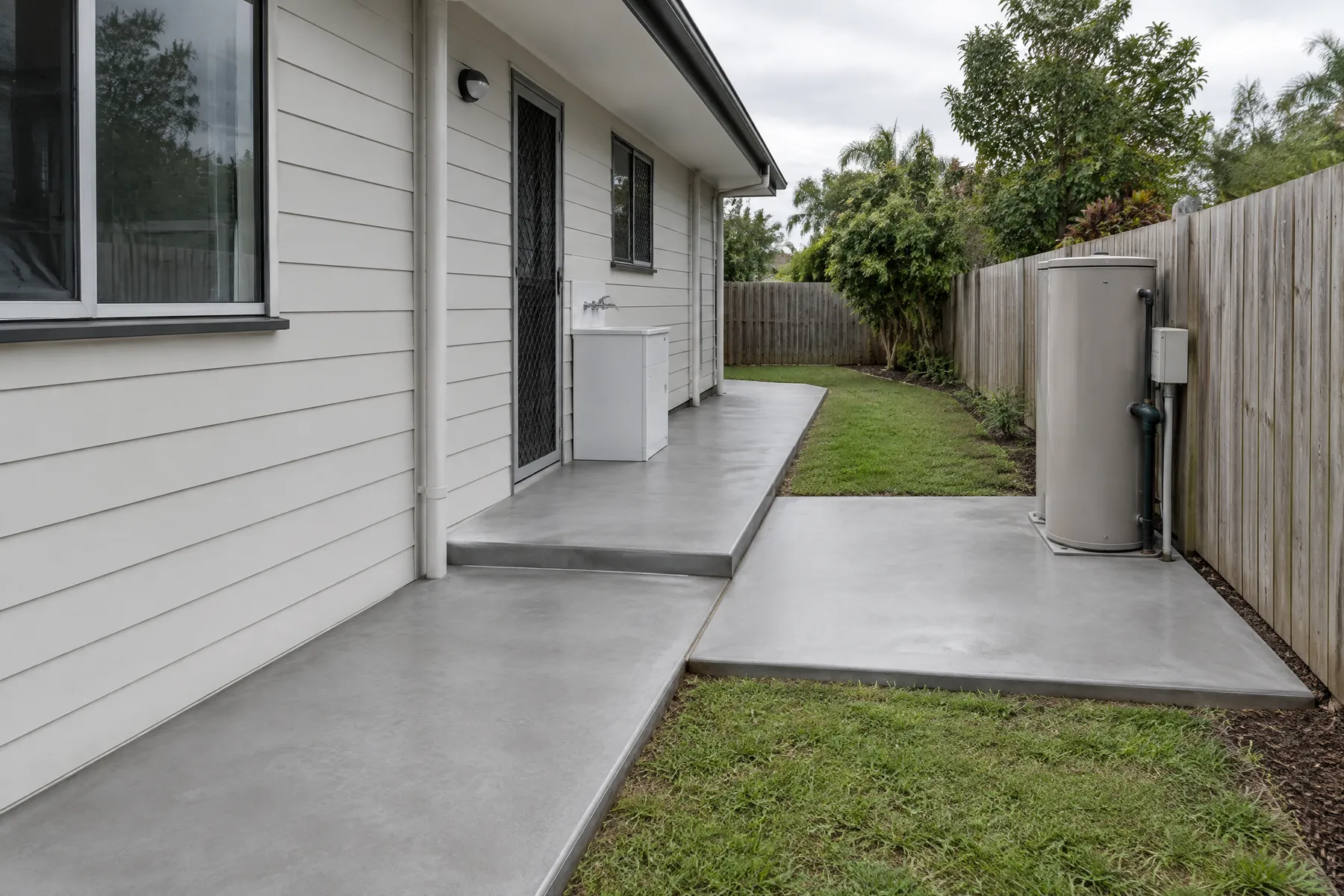 Illustrative residential concrete project type visual reference; not a completed Ipswich Concrete Works project