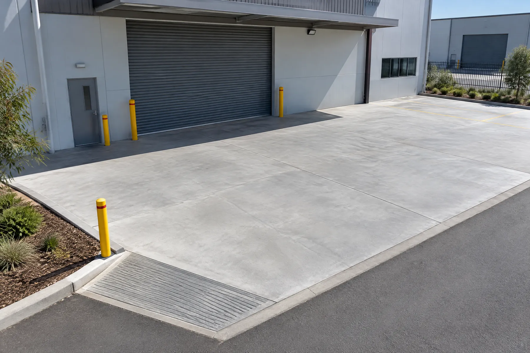 Illustrative commercial concrete project type visual reference 1; illustrative, not a completed contractor job