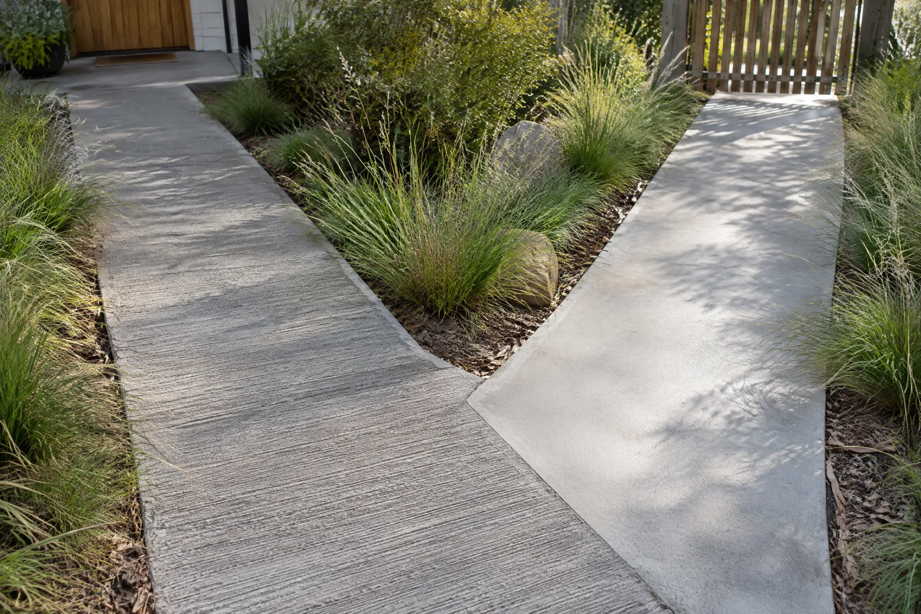 Illustrative concrete path visual reference 1; illustrative, not a completed contractor job