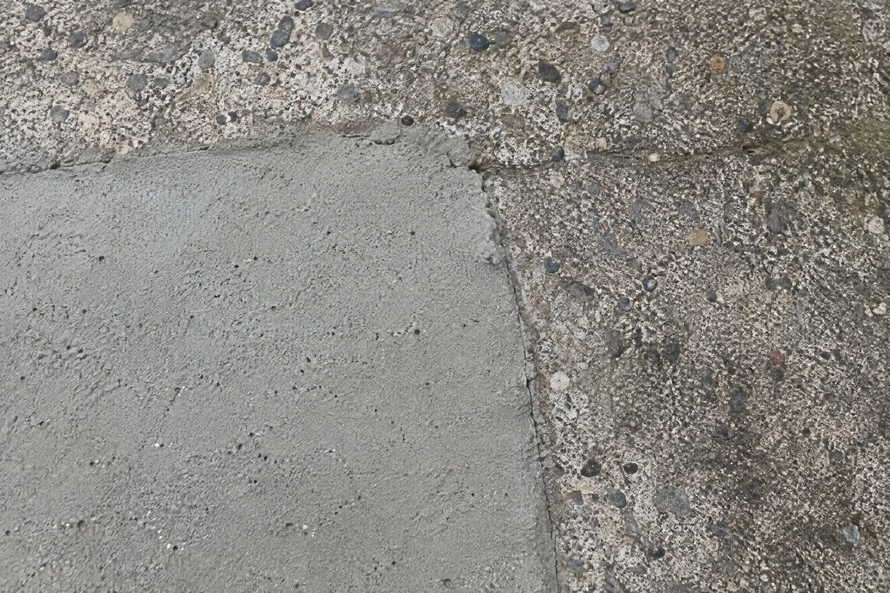 Illustrative concrete repair detail visual reference 1; illustrative, not a completed contractor job