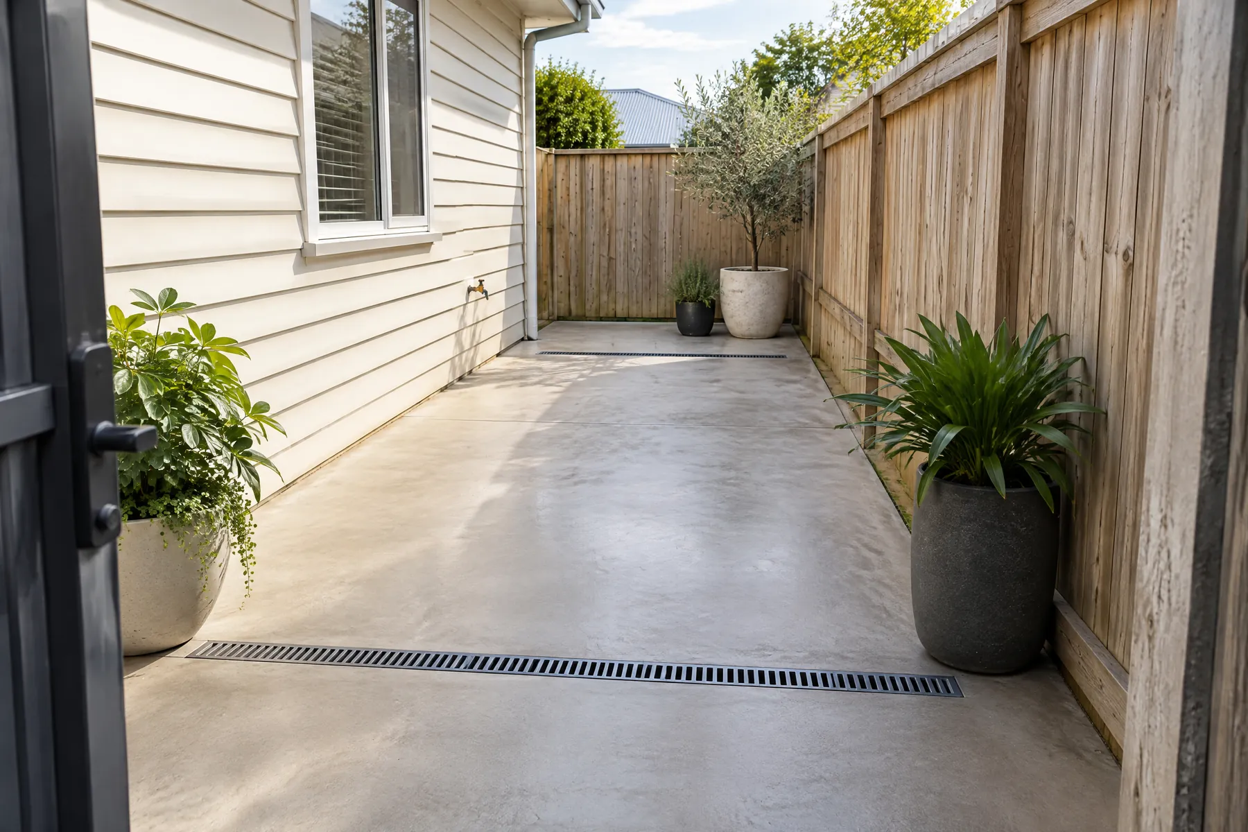 Illustrative residential concrete project type visual reference 1; illustrative, not a completed contractor job