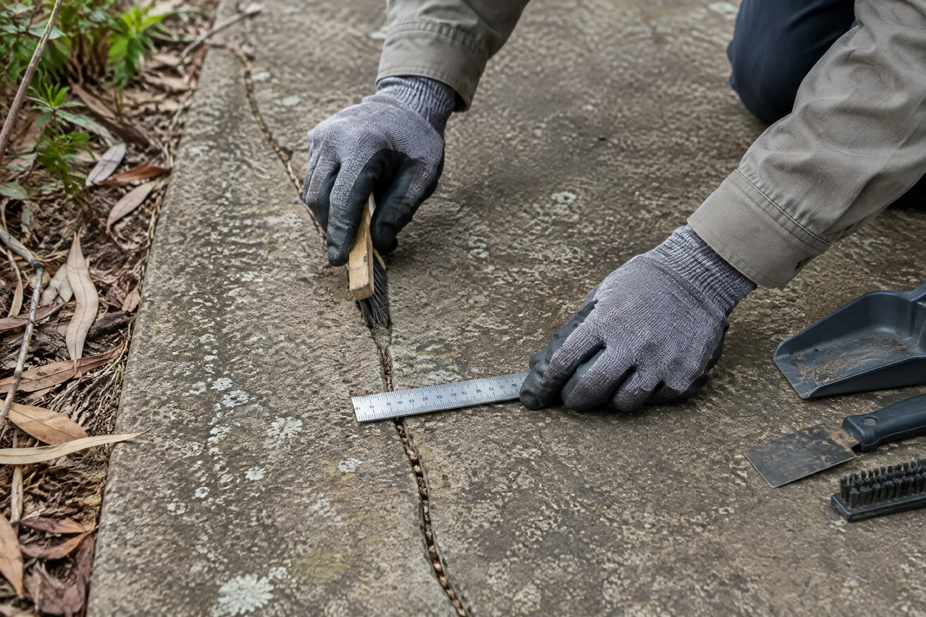 Illustrative concrete repair detail visual reference for the service catalogue